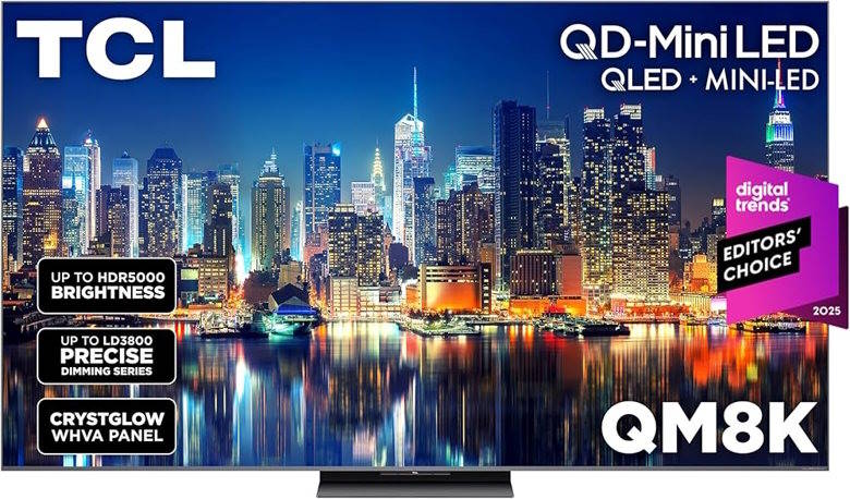 TCL QM8K (Mini-LED, Google TV)
