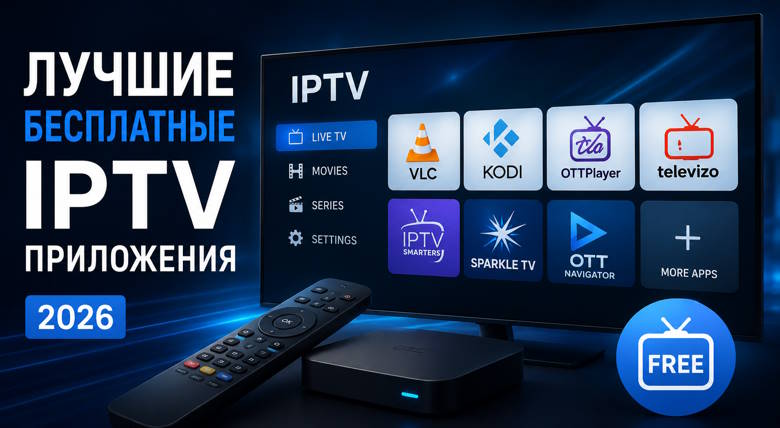 Лучшие бесплатные IPTV приложения: ТОП приложений для просмотра IPTV в 2026 году