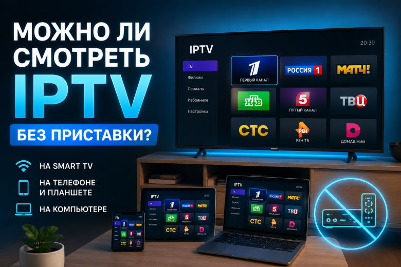 Можно ли смотреть IPTV без приставки?