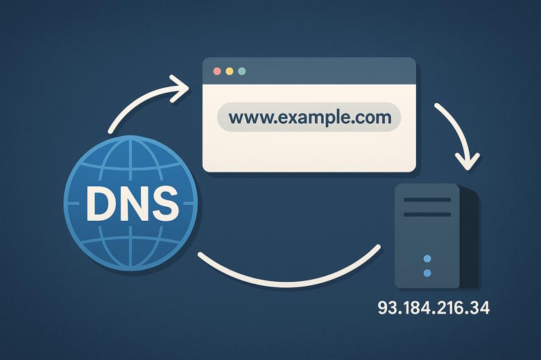 Проверьте настройки DNS