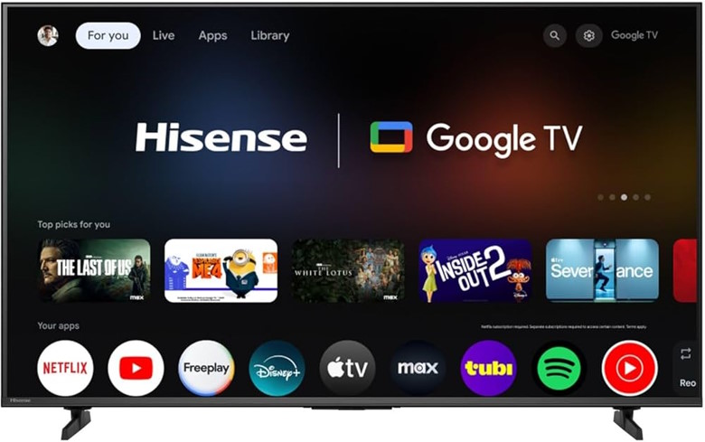 Hisense 50-Inch H5 Series 4K UHD Google Smart TV