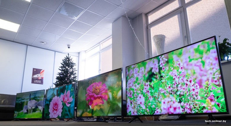 Таблица сравнения телевизоров по цене 