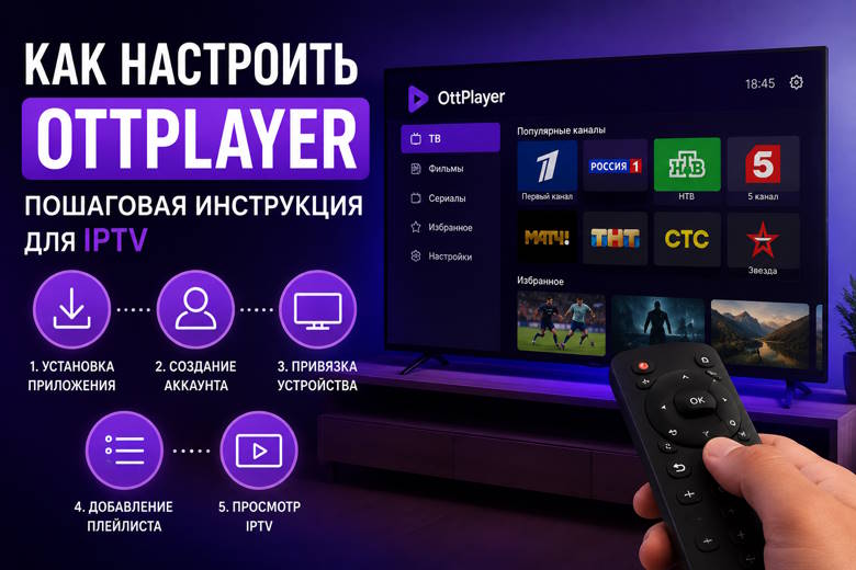 Как настроить OTTPlayer — пошаговая инструкция для просмотра IPTV