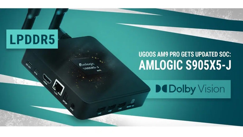 UGOOS официально представила Android TV Box AM9 Pro с Dolby Vision и Amlogic S905X5-J