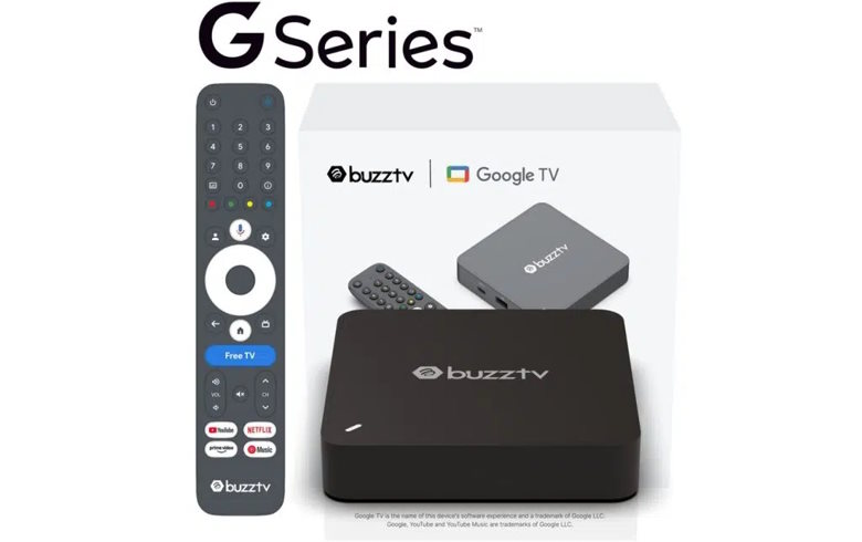 BuzzTV представила G-Series: IPTV-приставка с AI-апскейлингом и Google TV