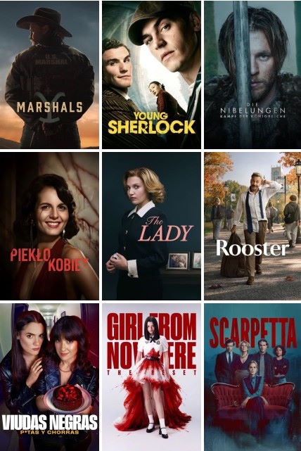 Новые сериалы в медиатеке IPTV сервиса TVIZI