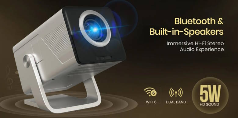 Проектор Portronics Beem 570 с Android 13 и поддержкой стриминговых сервисов