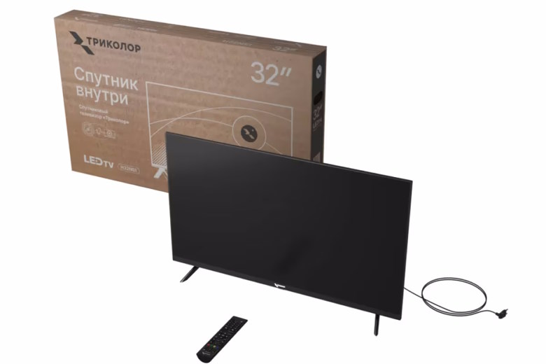 «Триколор» представил спутниковый телевизор H32NS1 со встроенным тюнером