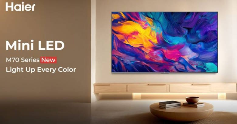 Haier представила телевизоры Mini LED M70 Series с Google TV и ИИ-обработкой изображения