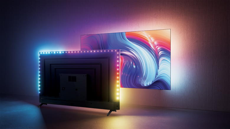 Philips 7985 QLED 4K телевизор с Ambilight и Roku