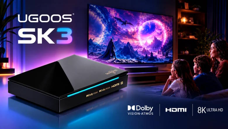 UGOOS SK3 получил Rockchip RK3588S2-DV с Dolby Vision и поддержкой 8K